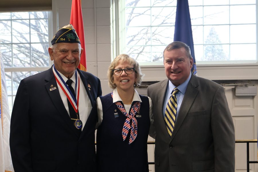 Senator Kissel with a decorated veteran and his wife
