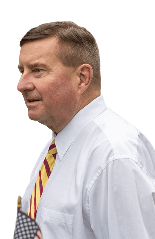 Side profile view of Senator Kissel